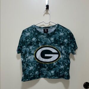 Green Bay Packers NFL Team Apparel green Tie-Dye Shirt small